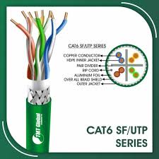 best Cat6 SF utp 6xxx8B PE Outdoor Cable 23 awg 4 pair tmt