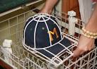 Clean hat in dishwasher