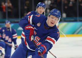 Brady Tkachuk, as he always does, jumps into the fray and drags Team USA into the fight