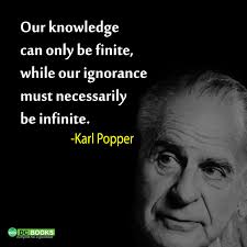 Quote of the day by Karl Popper via Relatably.com