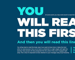 Image of graphic design example of emphasis and visual hierarchy