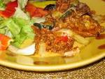 Grekisk moussaka potatis aubergine recept