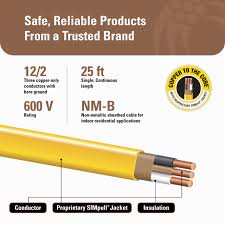 Southwire 25-ft 12/2 Romex SIMpull Solid Indoor CU NM-B W/G ...