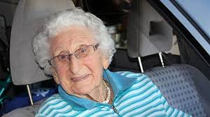 Arlene Porter is 99 and has been been driving accident free for 82 years. - r1138445_14094327
