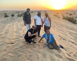 Desert sunset photography Dubai desert tour