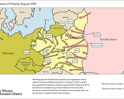 Image of German troops occupying Poland in 1939