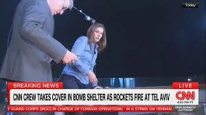 CNN Anchor Erin Burnett Flees Strikes During Live Interview in Israel
