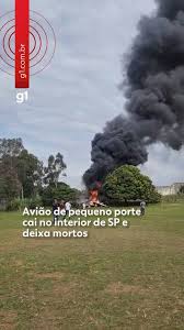 Avião de pequeno porte cai em Marília e deixa mortos