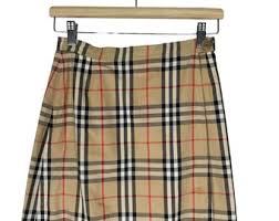 Vintage 90s Burberrys Midi Skirts Nova Checked Brown Colour - Etsy