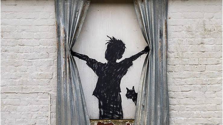 Bansky, Бэнкси, современное искусство, modern art, street art, уличное искусство