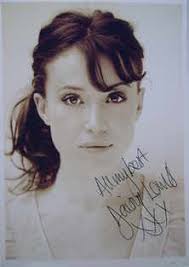 Daisy Lewis - signed photo of the actress who has appeared in Lewis and Doctor Who. Good condition. Photograph hand-signed by Daisy Lewis measuring ... - 222x313