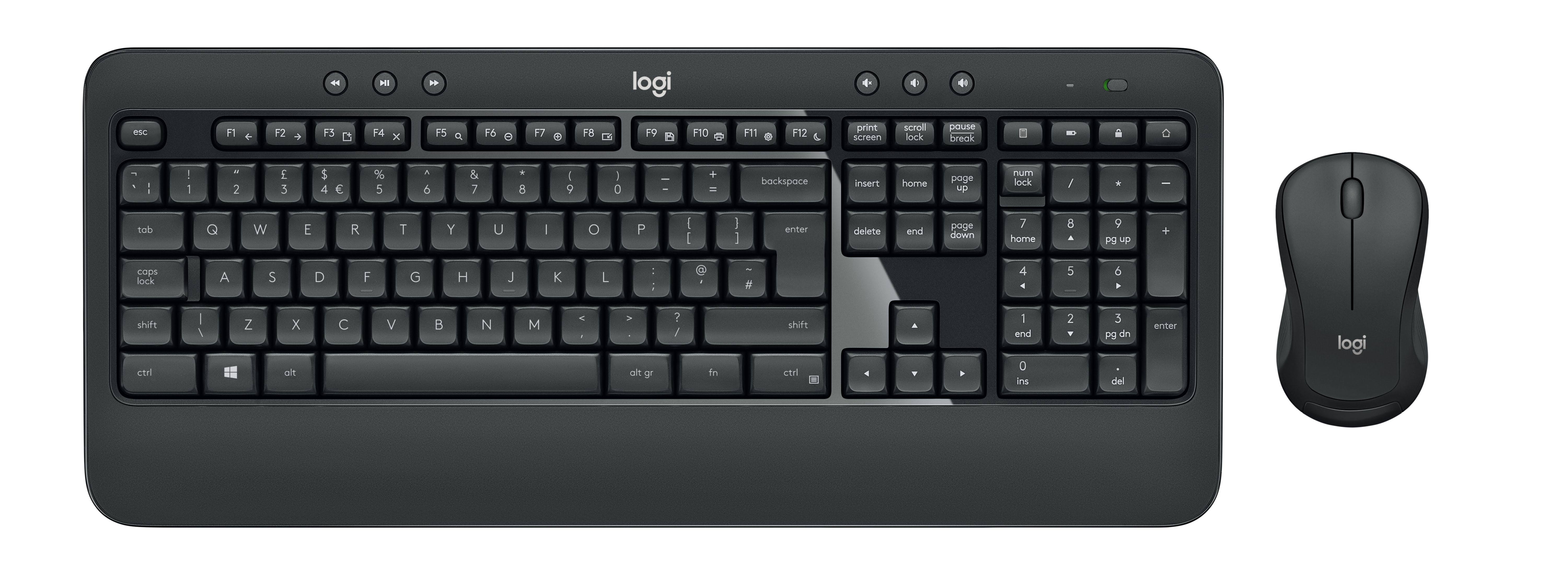 Logitech MK540 Advanced Wireless Keyboard Mouse Combo