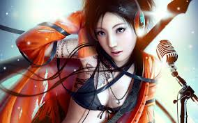 Image result for girl 3d wallpaper