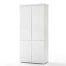 White storage units with doors Sydney