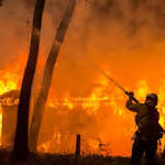 California wildfires: nine killed blaze