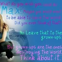 Maximum Ride quote - Max - Maximum Ride Icon (25313417) - Fanpop via Relatably.com