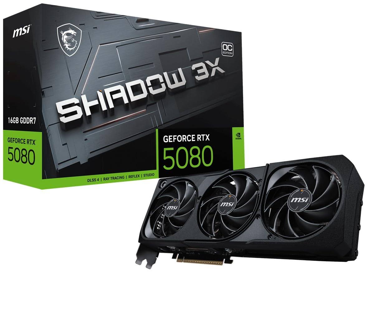 MSI G5080-16S3C GeForce RTX 5080 16G SHADOW 3X OC