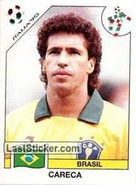 Careca (Antonio de Oliveira Filho) (Group C - Brasil). Sticker 207. Panini FIFA World Cup Italia 1990 - 207