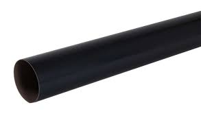 Tube de descente pour gouttière en PVC anthracite - L. 4 m ...