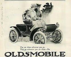 Oldsmobile Runabout car, year 1905