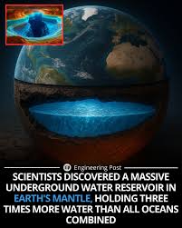 Scientists did uncover evidence of an enormous amount of water deep beneath Earth's surface — not as a mᴀssive underground ocean, but trapped within a mineral called ringwoodite. This layer, located 400–660