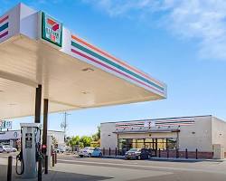 Image of 7Eleven gas station in California