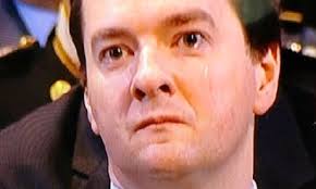 An emotional George Osborne appeared to shed a tear during Lady Thatcher&#39;s funeral as the Rt Revd Richard Chartres, the bishop of London, delivered the ... - George-Osborne-010