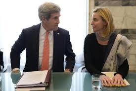 Risultati immagini per mogherini kerry