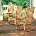 Outdoor teak rocking chair Fujairah