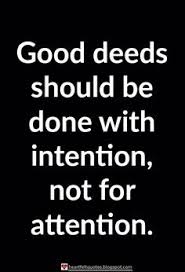 Image result for performing a good deed before sleeping