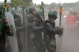 Výsledek obrázku pro workers' riots chinese demonstration