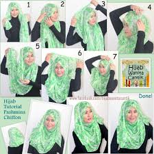 Image result for tutorial hijab