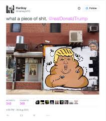 Résultat de recherche d'images pour "donald trump blood painting"