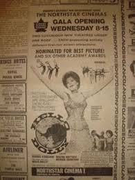 Image result for 1968 newspaper movie ad