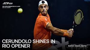 Hot Shot: Top seed Cerundolo eases past Navone in Rio de Janeiro 2026 R1