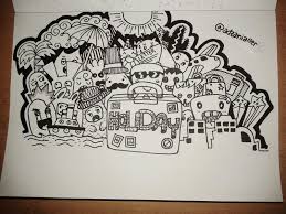 Hasil gambar untuk cara menggambar doodle art untuk pemula