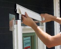 Image of Vinyl siding Window and door trim
