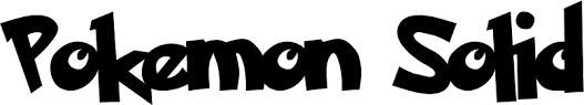 Resultado de imagem para fontes de letras pokémon