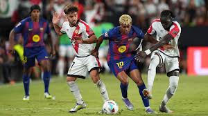 Rayo Vallecano rally to end Barcelona’s perfect season start
