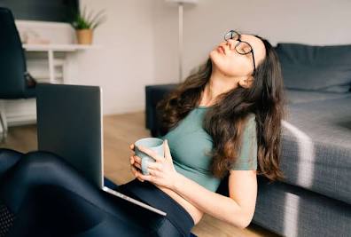 Woman finding clarity and understanding