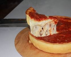 Image of Chicago deep dish pizza