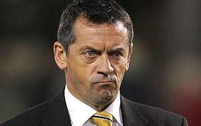 Grim viewing: Phil Brown, the Hull City manager, looks on as his side are defeated Photo: PA - Phil_Brown_1514380c