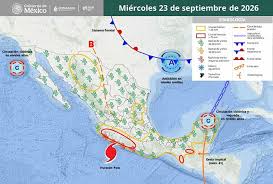 Protección Civil Chiapas Mantiene Vigilancia Ante Pronóstico de Lluvias Intensas