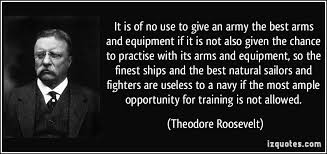 It is of no use to give an army the best arms and equipment if it ... via Relatably.com