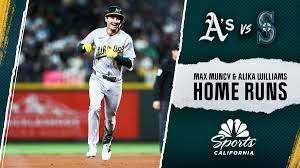 Max Muncy, Alika Williams each homer in third to tie up Athletics-Mariners