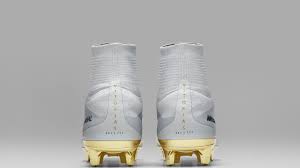 ronaldo cleats gold white