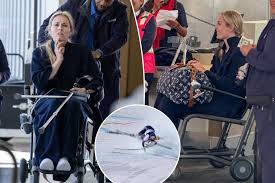 Lindsey Vonn seen in wheelchair after getting candid on mental health struggles following Olympic crash