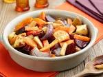 Oven roasted root vegetables