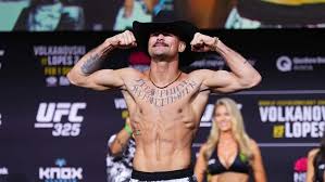 Diego Lopes em ação: horário e onde assistir ao vivo ao card completo do UFC 325