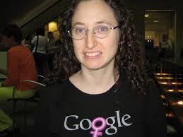 Ellen Spertus works for Google. She doesn&#39;t have a blog. Check out the t-shirt, you can buy at the google store. Ellen says that Google is the most ... - googlestaffer